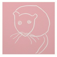 Linocut " Mouse" by Jane Bristowe - Limited edition x/75. Framed Linocut " Mouse" by Jane Bristowe - Limited edition x/75. Framed